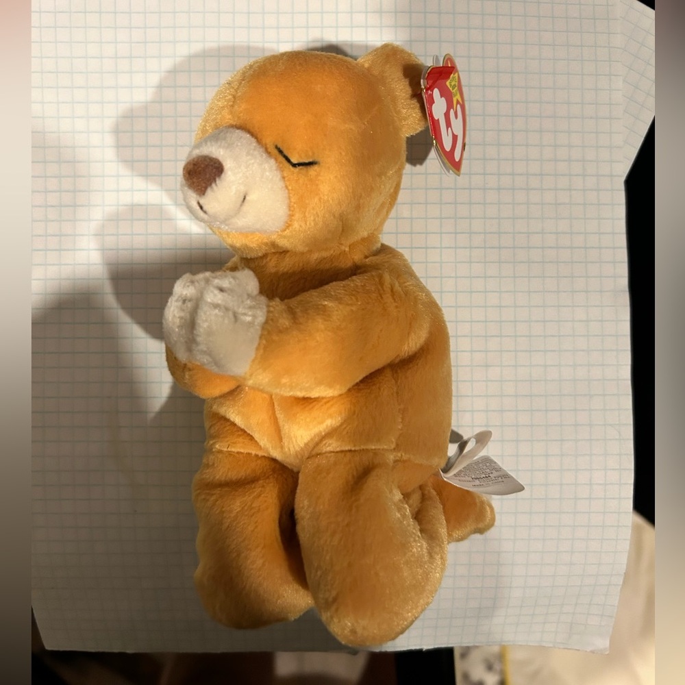3/$15 - TY Beanie Baby 1998 HOPE the Praying Bear
